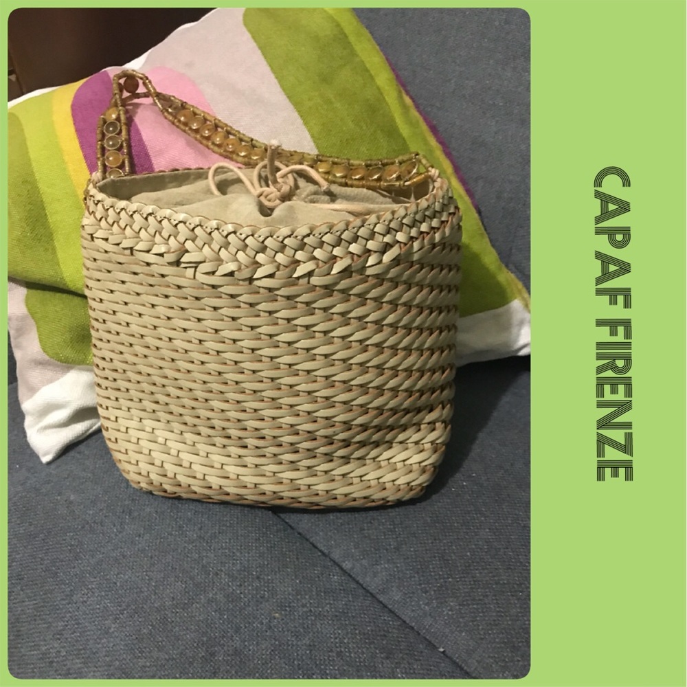 Capaf Firenze vintage woven bag